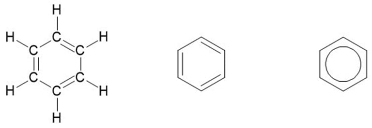 Fórmula estructural del benceno