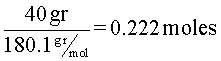 hallando moles de una sustancia