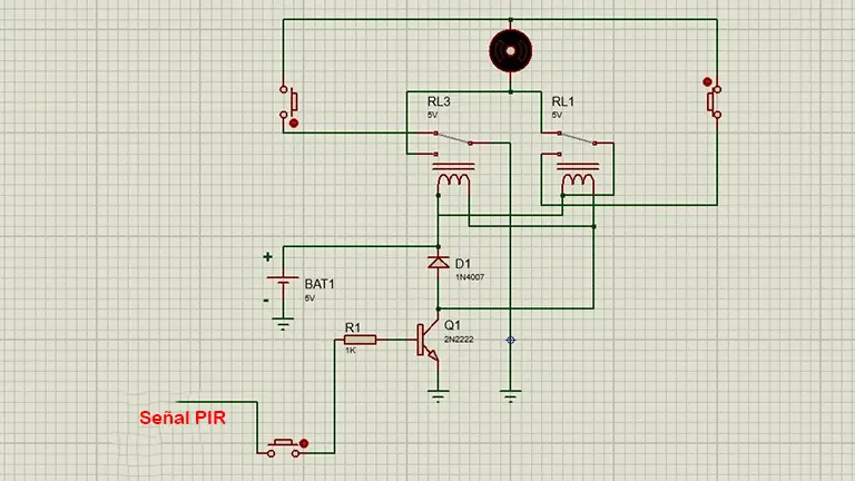 Circuito de este proyecto de tecnología para secundaria